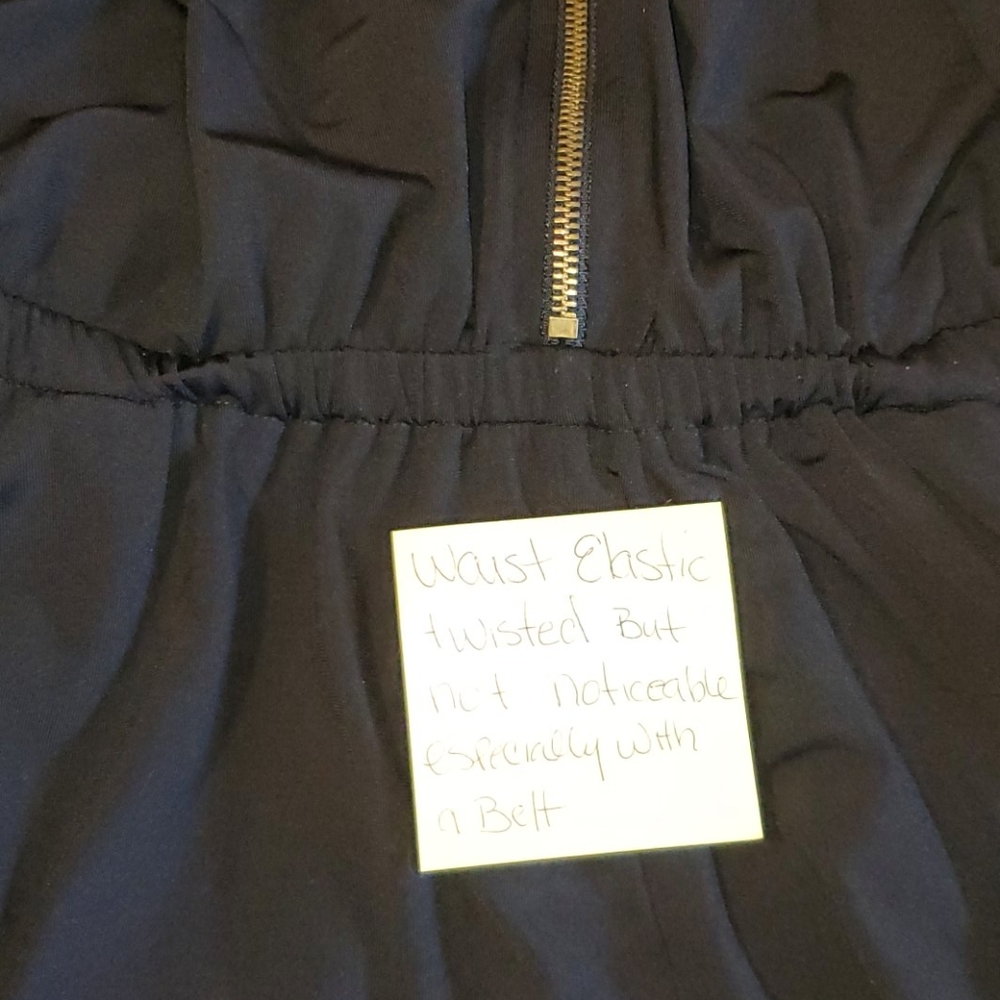 City Chic Sleeveless Baggie Jumpsuit Black Size XS - Picture 14 of 16